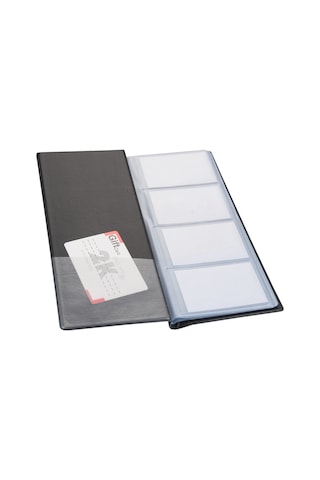 Kartvizit Albümü 4 Sıralı 160 Kartlık 12x26 Cm