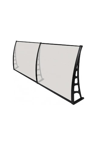 Crocus Kapı Pencere Üstü Pratik Sundurma 80x240 Şeffaf Şeffaf
