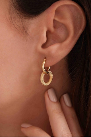 Gianfranco Italyan Tasarım Sonsuzluk Infinity Desenli Küpe