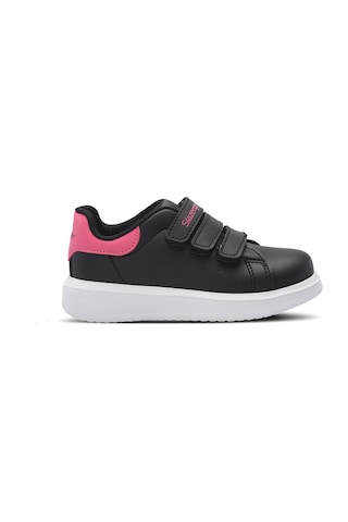Slazenger LOVE I Çocuk Cırt Cırtlı Siyah / Fuşya Günlük Spor Ayakkabısı