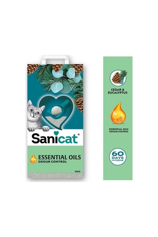 Essential Oils Sedir Ağacı Ve Okaliptus Kokulu Kedi Kumu 10kg