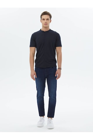 Lacivert Düz Regular Fit Casual Gömlek Lacivert