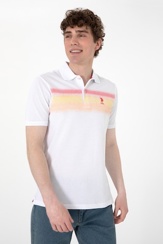 U.S. Polo Assn. Erkek Regular Fit Polo Yaka Turuncu Tişört 50300365-VR202