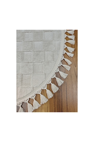 Premium Peluş Tavşan Post Yıkanabilir Yumuşak Dokulu Hafif Salon Oturma Odası Mutfak Çocuk Odası Yatak Odası Bej 3000daire