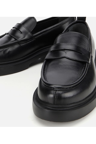 Hotiç Erkek Deri Siyah Yüksek Tabanlı Klasik Loafer 02ayh311850a100 Siyah