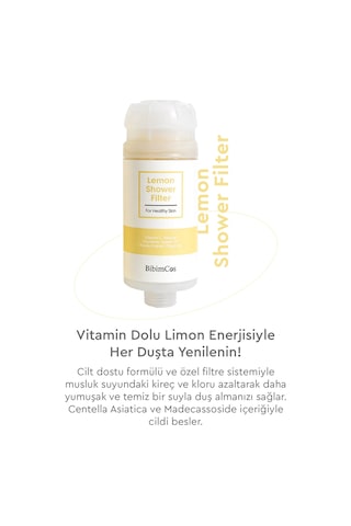 Bibimcos Shower Filter Trio Set - Canlandırıcı Ve Nemlendirici Üçlü Duş Filtresi Seti Kokusuz