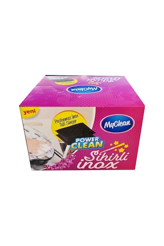 Mahi Max 24 Paket 2'Li (48 Tekli) Avantajlı Kutu Myclean My Clean Sihirli Inox Paslanmaz Telli Süng