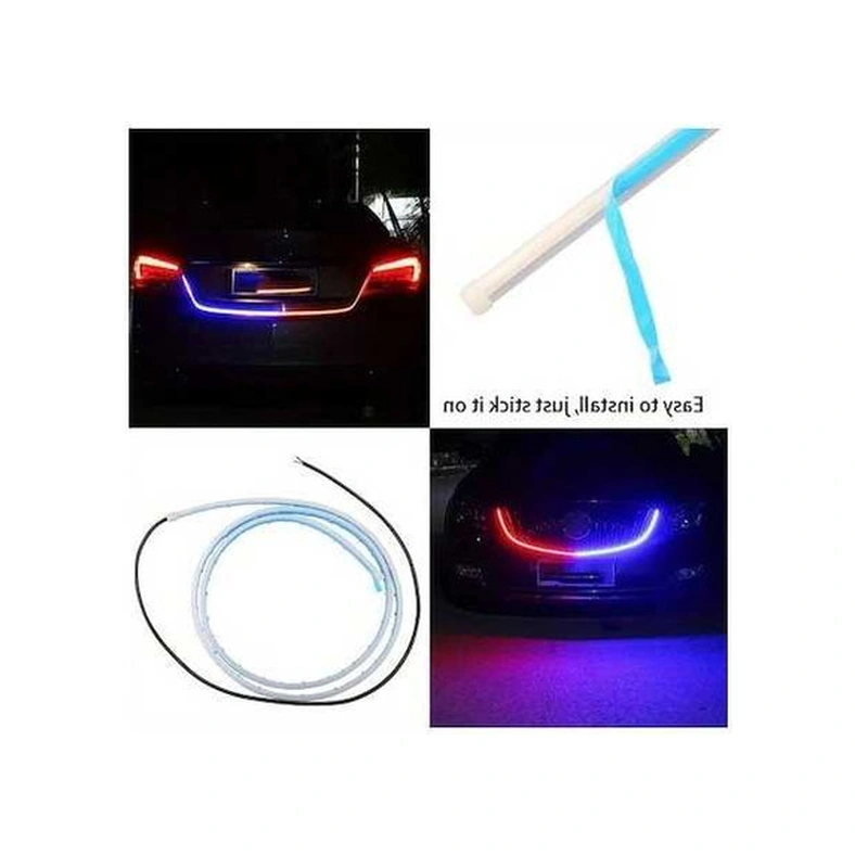 Trendooze Turcoshop11 Kırmızı Mavi 47.24inç Led Araç Işığı, 12v Güvenlik Aydınlatma