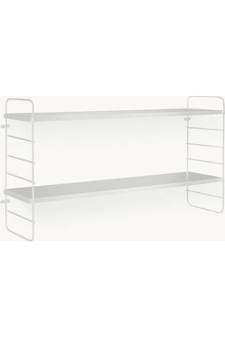 Kuzey Metal Duvar Rafı Beyaz