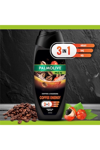 Palmolive Men Coffee 500 ml Erkek Duş Jeli x2 Adet + Seyahat Kiti Hediyeli
