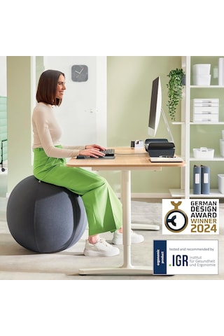 Leitz Sitzball Für Aktives Sitzen, Gymnastikball, Ergonomische Al
