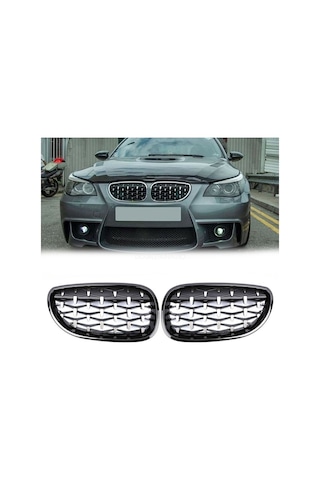 Bmw 5 Serısı E60 2004-2009 Dıamond Panjur Böbrek Krom Çerçeve N11.51721