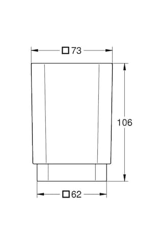 Grohe Selection Cube Diş Fırçalık Camı 40783000 Diğer