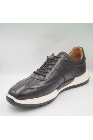 Libero 5223 Siyah Hakiki Deri Eva Taban Erkek Deri Sneaker Siyah