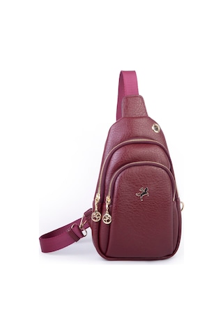 Nas Bag Kadın Crossbody Bag Bel Ve Body Bag Bordo Victoria