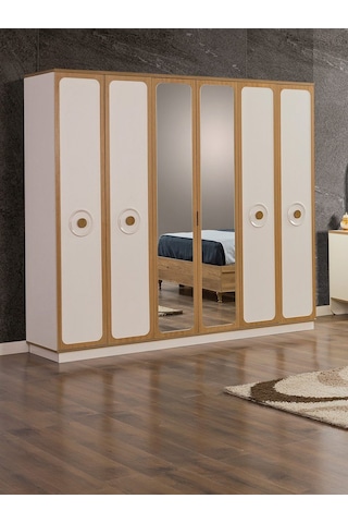Dardason Güneş 6 Kapılı Dolap