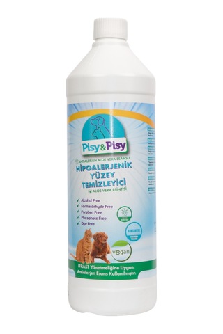 Vaveni Pısy & Pısy Antialerjen Aloe Vera Esanslı Konsantre Hipoalerjenik Yüzey Temizleyici 1 L Arz Tekli