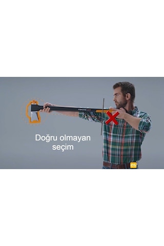 Fıskars X21 Yarma Baltası 709 Mm