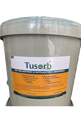 Pazar10 Sıvı Atık Jelleştirici Ve Katılaştırıcı Absorban 20 Kg