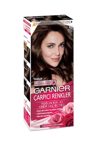 Garnier Çarpıcı Renkler Saç Boyası 4 Yoğun Kahve