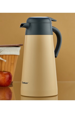 Cooker Colorstay Dailyserve 2 Litre Paslanmaz Çelik Termos Ckr2113 Bej