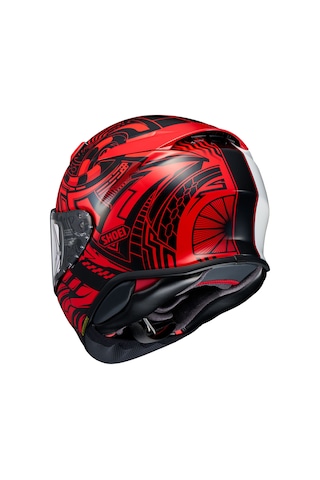 Shoei Nxr 2 Beaut Tc-1 Kapalı Kask Kırmızı - Siyah