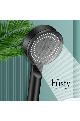 Glee Turbo Series 5 Fonksiyonlu Duş Başlığı - Yüksek Basınçlı Kaliteli El Duşu 3 Renk Seçeneği Siyah Diğer