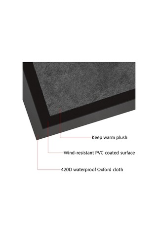 Sones Mesorock MT1056 Motosiklet Ön Cam Sürme Kadife Sıcak Anti-Soğuk Bacak Kapağı 1056 Kısa