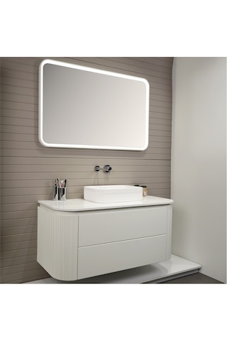 Kobos Gloria 100 Cm Banyo Dolabı Seti Bianco Beyaz