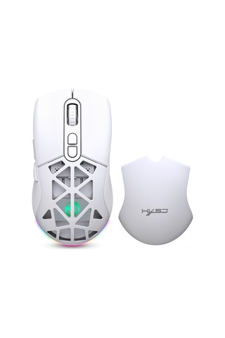Mufunye Hxsj T26 Kablosuz Oyun Faresi: 4800dpı, Rgb Aydınlatma, Hızlı Şarj, 7 Tuşlu, Pc/mac Uyumlu 001