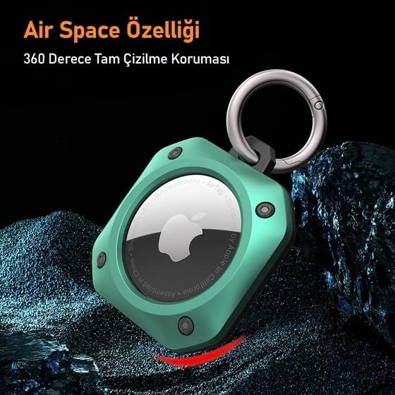 Buff Tagsafe Proshield Taşınabilir Anahtarlık Airtag Uyumlu Kılıf 10"