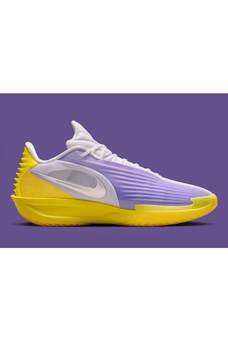 Nike G.t. Cut 3 Turbo Los 'angeles Lakers' Profesyonel Basketbol Ayakkabısı-sportxstore Sarı-mor