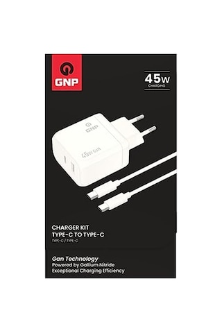 Genpa 45w Gan Şarj Adaptörü Ve Type-c Kablo Seti
