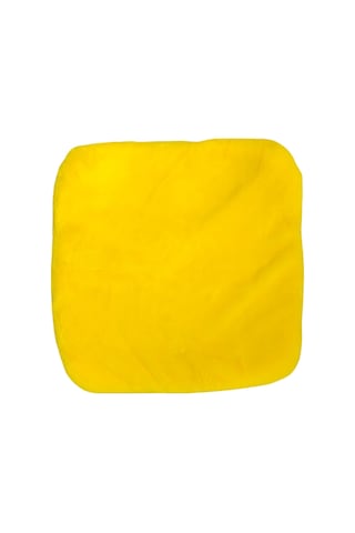 Yumuşak Tüylü Peluş Serme Oto Koltuk Koruyucu Minder Ön Tekli Sarı Renk
