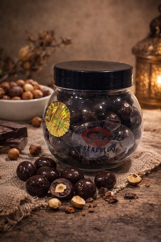 Fındıklı Bitter Çikolata Draje 100 Gr