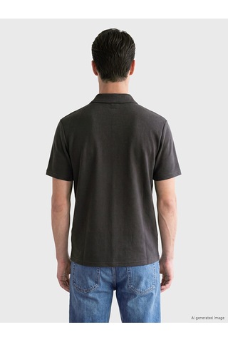 Lcwaıkıkı Classic Antrasit Polo Yaka Erkek Tişört