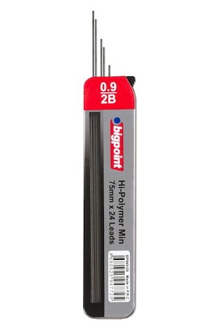 Bigpoint Kalem Ucu 0.9mm 2b 75mm 24'lü Tüp X 12 Tüp