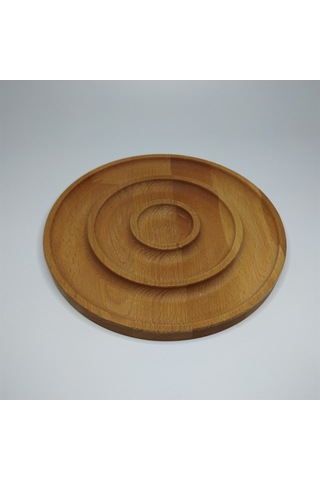 Buco 3 Gözlü Yuvarlak Çerezlik Kahvaltılık 25CM