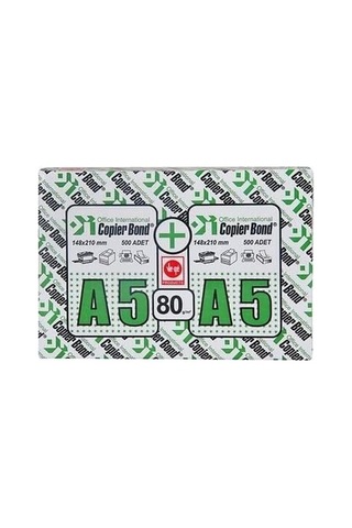 Copier Bond A5 Fotokopi Kağıdı 3 Paket 1000 Yaprak X 3 Toplam 3000 Yaprak Genel