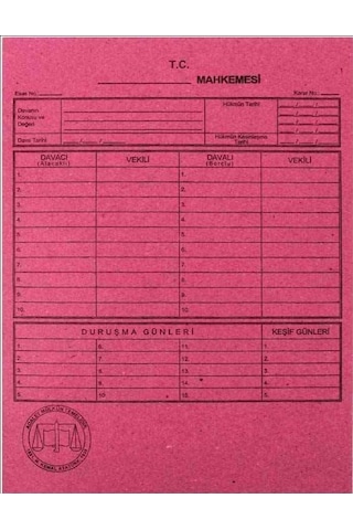 Mahkeme Dava İcra Dosyası 50'li Alemdar