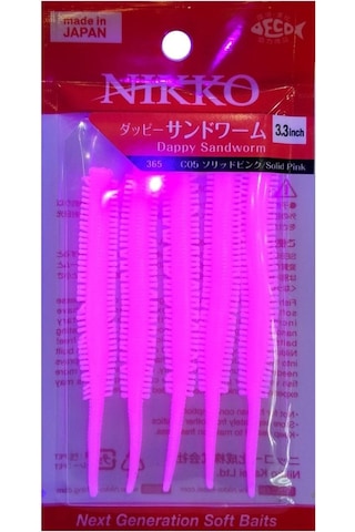 Nikko Sandworm Floating 8.5cm Lrf Silikonu Solıd Pınk 365