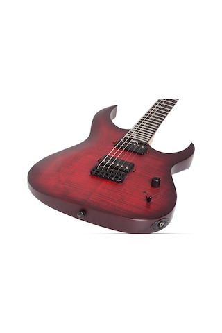Schecter Sunset-6 Extreme Elektro Gitar Scarlet Burst