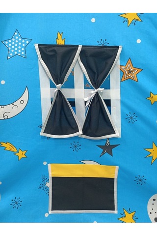 Kızıldereli Çocuk Oyun Çadırı Devrilmeyen Sabitleme Mekanizmalı Galaksi Serisi Mavi