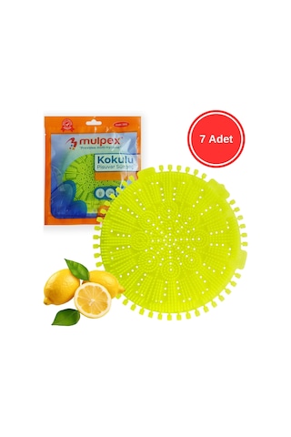 Mulpex Limon Kokulu Pisuvar Süzgeci 7 Adet 15 x 15 CM