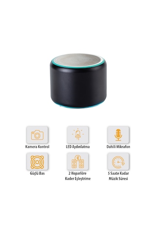 Logia Mini S 5w Kablosuz Bluetooth Hoparlör
