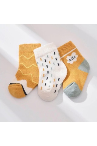 Biorganic Cute 3'lü Bebek Çorabı 68448