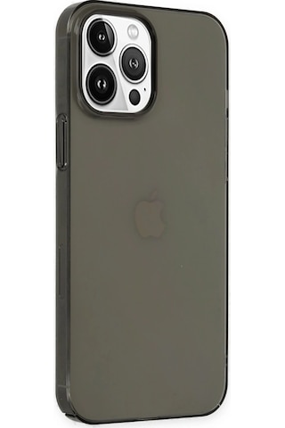 Newface Apple iPhone Uyumlu 14 Pro Kılıf Pc Sert Şeffaf Kapak Semeglbl - 1 - Siyah