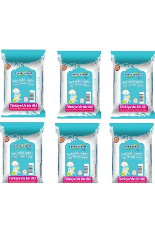 Fresh'n Soft Islak Tuvalet Kağıdı Fırsat Paketi 6 x 60'lı 360 Yaprak