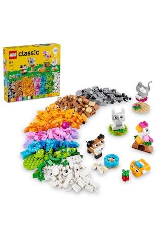 LEGO® Classic Yaratıcı Evcil Hayvanlar 11034 5+ Yaratıcı Oyuncak Yapım Seti - 450 Parça