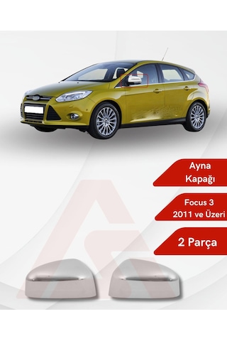Ford Focus 3-3.5 2011 Üzeri Ayna Kapağı Kromu 2 Parça Abs Krom